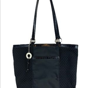 Coldwater Creek woven tote bag